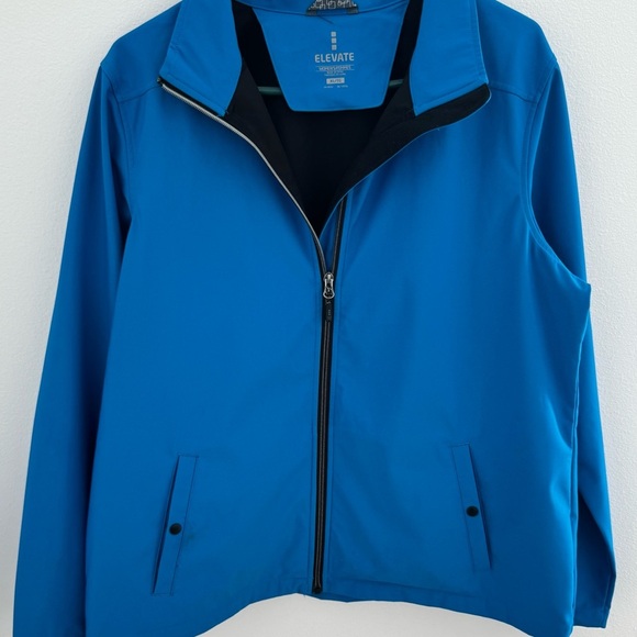 Elevate Blue Zip-Up Jacket - Picture 1 of 4